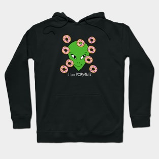 Donut the Alien - I love Doughnuts Hoodie